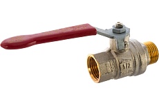 Шаровой кран RUB 1/2&quot; DN15 PN40, ВР-НР, серия MILANO (S.90), ручка S90D20
