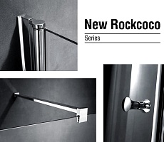 Душевой уголок Gemy New Rockcoco S03062B 80x80