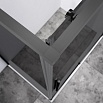 Душевой уголок Vincea Слим-Н (Slim-N) VSR-4SN8012CGGM 120x80 вороненая сталь, стекло тонированное
