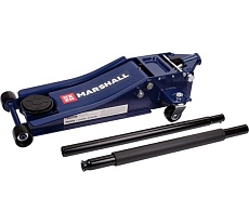 Подкатной гидравлический домкрат MARSHALL 3т, 75-505 мм, двухплунжерный MR1044