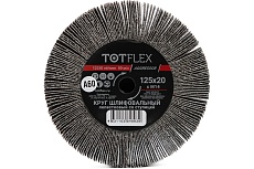 Круг лепестковый радиальный универсальный 125x20 мм, М14, Р60 TOTFLEX 4631163848039