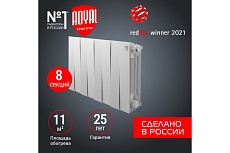 Радиатор Royal Thermo PianoForte 300 /Bianco Traffico - 8 секц. НС-1346053