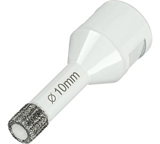 Алмазная коронка по керамограниту 10 мм, M14 на УШМ Diamond Industrial DIDKVP10M14