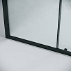 Душевая дверь Grossman Cosmo 100x195 шиншилла, черный матовый 100.K33.02.100.21.02