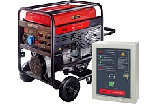 Бензиновая электростанция с электростартером и коннектором автоматики Fubag BS 11000 A ES 838789+Блок автоматики Startmaster BS 6600 для BS11000 A ES 838789.11