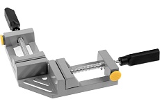 Угловая струбцина Тундра усиленная, металлическая, два зажима, 68 мм 9845888