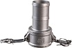 Камлок тип С (розетка с хвостовиком; 50 мм-2"; нержавеющая сталь) TITAN LOCK TL200CSS