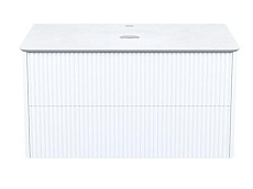 Тумба со столешницей Iddis Aiger 80 см белый матовый