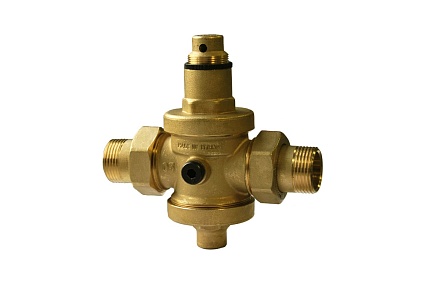 Редуктор давления MALGORANI Eurobrass с американками, НН, 1"1/2, PN25, никель 142.112.N