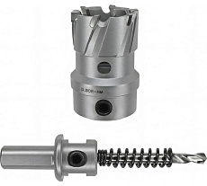 Коронка по металлу HM (40х28 мм; хвостовик 13 мм; комплект) D.BOR HS-HM-28-040-T