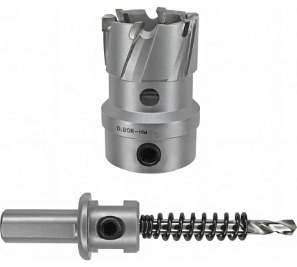 Коронка по металлу HM (40х28 мм; хвостовик 13 мм; комплект) D.BOR HS-HM-28-040-T