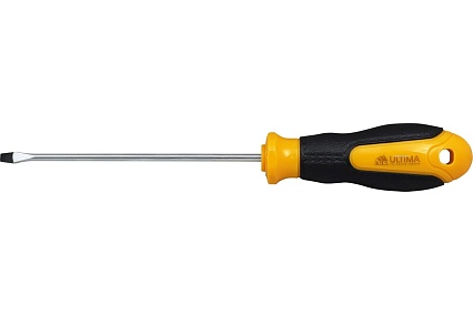 Отвертка Ultima кожаная рукоятка, SL6x100 мм, магнит 124047