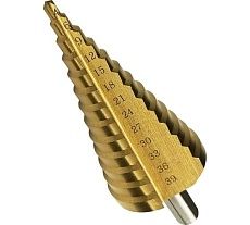 Сверло по металлу ступенчатое 4-39 мм Vertextools 4-39