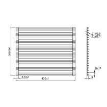 Ролл-мат Iddis Kitchen Line ROL35SRi59 43x35 см