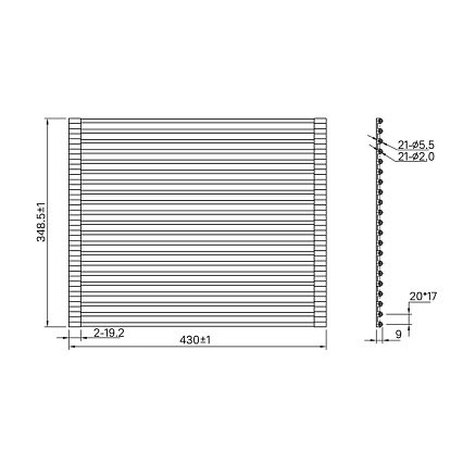 Ролл-мат Iddis Kitchen Line ROL35SRi59 43x35 см