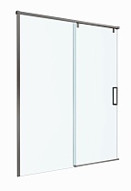 Душевая дверь BelBagno SOFT_CLOSE-1-BF-1-150-C-GM 150x200 прозрачная, оружейная сталь