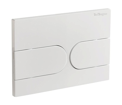 Кнопка смыва BelBagno BB-11-BL белый глянец Кнопка смыва BelBagno BB-11-BL белый глянец