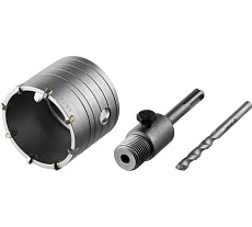 Коронка с державкой по бетону Зубр 65 мм, SDS-Plus 29211-65