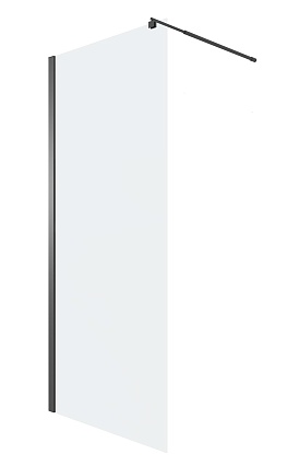 Душевая перегородка Niagara Eco NG-551-70BLACK 70x190 стекло прозрачное, черный