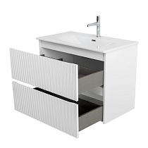 Тумба с раковиной BelBagno Uno 80 см Bianco Opaco