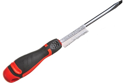 Усиленная шлицевая отвертка JTC SL8.0х150 мм 7615