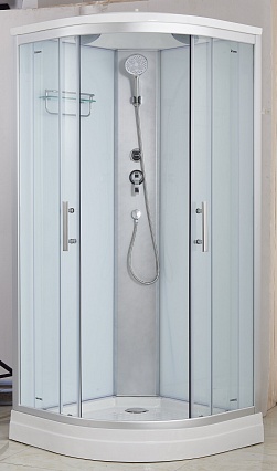 Душевая кабина IMWEI XDM-09CW 90x90, без г/м, прозрачные стекла, хром