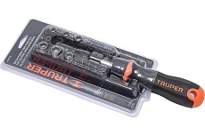 Отвертка с трещоткой и битами Truper JDM-24 18222