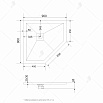 Поддон для душа RGW ST/T-Co 16155099-10 90x90 бетон