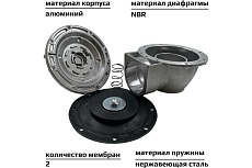 Импульсный электромагнитный клапан для рукавных фильтров ArTorq мембранного типа, резьбовой, диафрагма NBR, IK76R.24DC