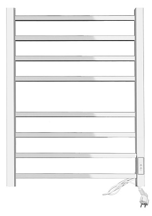 Полотенцесушитель электрический Domoterm Квадро DMT 109-S П8 50x70 TBOX EK с таймером, хром