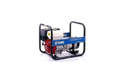 Генератор бензиновый SDMO HX 6000 C (HX 6000 S)