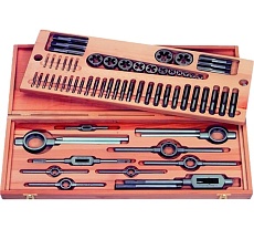 Набор резьбонарезного инструмента ZIRA № 6006 HSS, 62 предмета ZI-450195