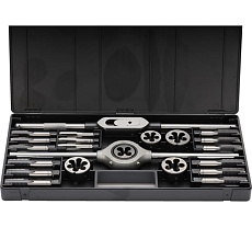 Резьбонарезной набор Bucovice Tools M 2-II, 23 предмета, M12-M20, в пластиковом кейсе 310200