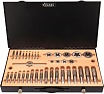 Набор метчиков и плашек VOLKEL UNC 1/4-1,0 HSS-G 44пр V48053