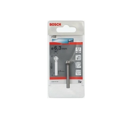 Зенкер конусный (6.3 мм; М3) Bosch 2608597504