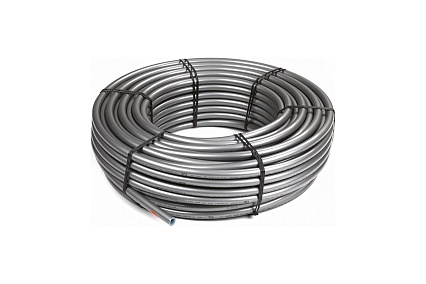 Труба RTP PE-Xa 40x5.5 EVOH 50м серый металлик 35346