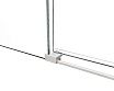 Душевая дверь Vincea Ультима (Ultima) VDS-7UL120CLBN 120x200 брашированный никель, прозрачная