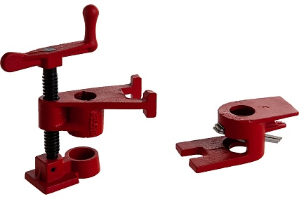 Струбцина BESSEY для направляющей из трубы d1/2 дюйма, для стальных труб DN 15/R 1/2 BE-BPC-H12