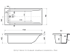 Ванна из литьевого мрамора Delice Diapason 170x70 DLR330005