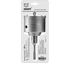Коронка по бетону c центрирующим сверлом (80 мм; SDS-plus) GRAFF GSCD80110