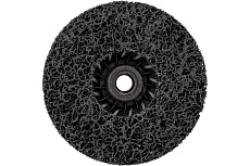Круг зачистной полимерный (коралловый) черный, medium grain (средний), 125x15 мм, М14 РемоКолор 37-1-434
