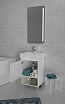 Мебель для ванной 1MarKa Tera 55 см белый глянец