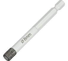 Коронка алмазная по керамике и керамограниту 8 мм Diamond Industrial DIDKVP08S10