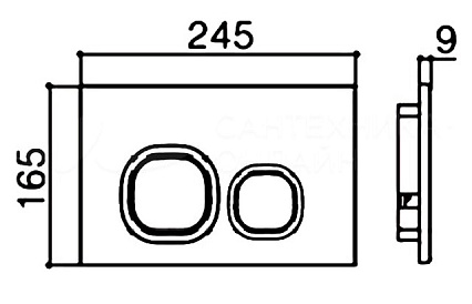 Комплект Weltwasser 10000006511 унитаз Gelbach 004 GL-WT + инсталляция + кнопка Amberg RD-CR