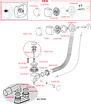 Слив-перелив AlcaPlast A51CR для ванн со стоковым отверстием Ø52 мм