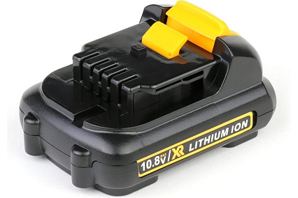 Аккумулятор для электроинструмента DeWalt (Li-Ion, 10.8В, 1.3Ач) Topon PN: DCB125 TOP-PTGD-DEW-10.8-1.3-Li