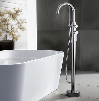 Напольный смеситель Aquatek Европа AQ1345CR хром