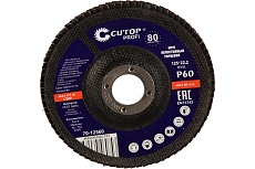 Круг лепестковый торцевой Profi 80 лепестков (125х22,2 мм; Р60) CUTOP 70-12560