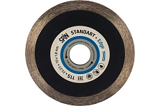 Диск алмазный сплошная кромка (115х22.23х10x1.8 мм; влажный рез) SPIN 511118