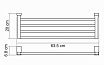 Полка WasserKRAFT Leine K-5011